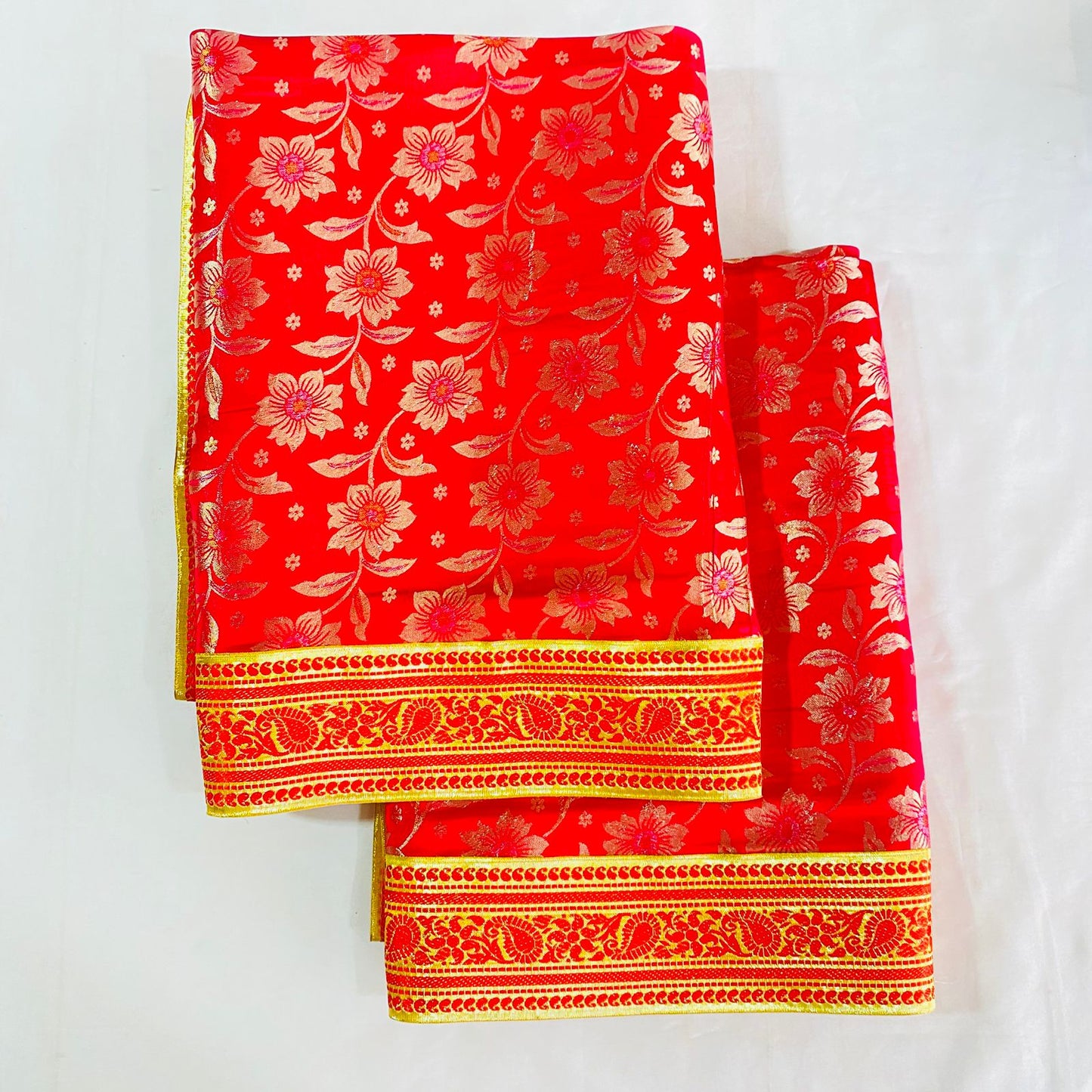 Sai Baba Vastra Dress Chola Set for Sai Baba Temple, Shirdi | Sai Baba Statue Cloth, Samadhi Cloth, Neck Scarf & Head Kafni | Color
