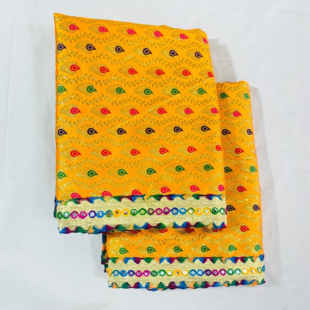 Sai Baba Vastra Dress Chola Set for Sai Baba Temple, Shirdi | Sai Baba Statue Cloth, Samadhi Cloth, Neck Scarf & Head Kafni | Color