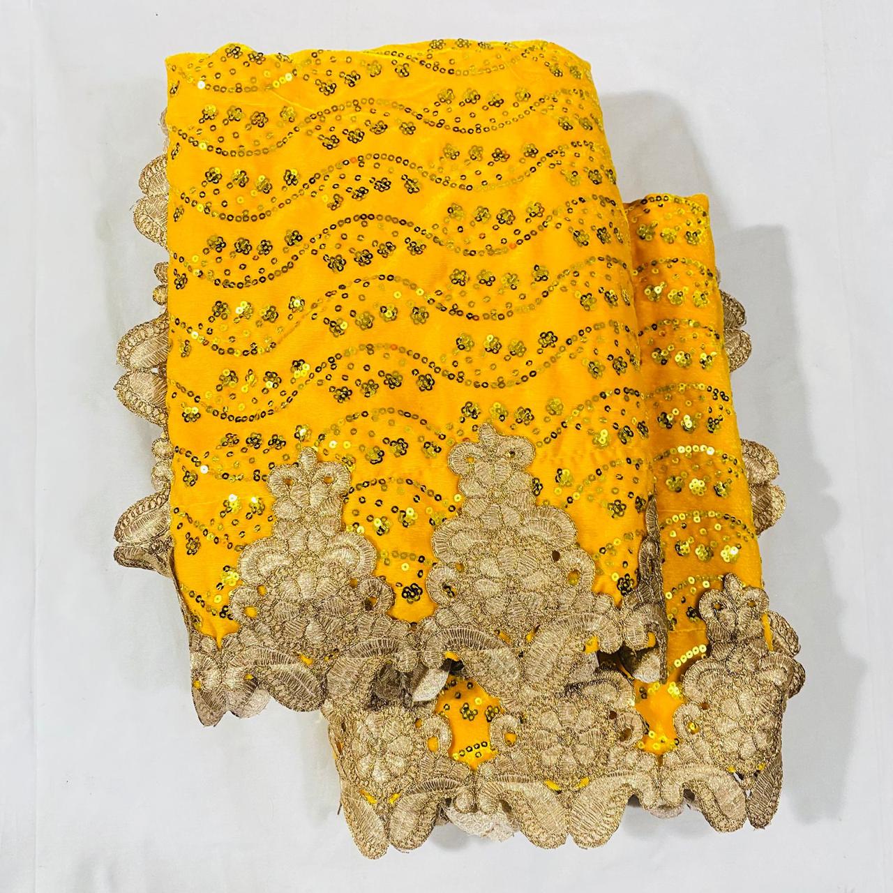 Sai Baba Vastra Chola Set for Shirdi Temple | Velvet Makmal Cloth | Sai Baba Statue Cloth, Samadhi Cloth, Neck Scarf & Head Kafni | Color