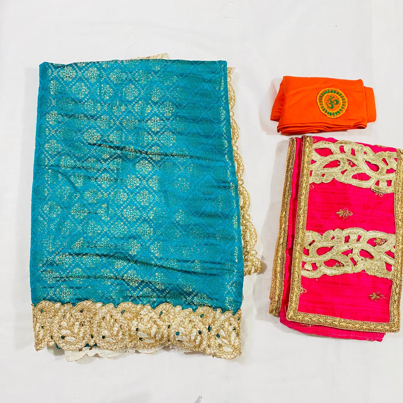 Sai Baba Dress Vastra Chola Poshak Set for Big Idol Statue | Colour