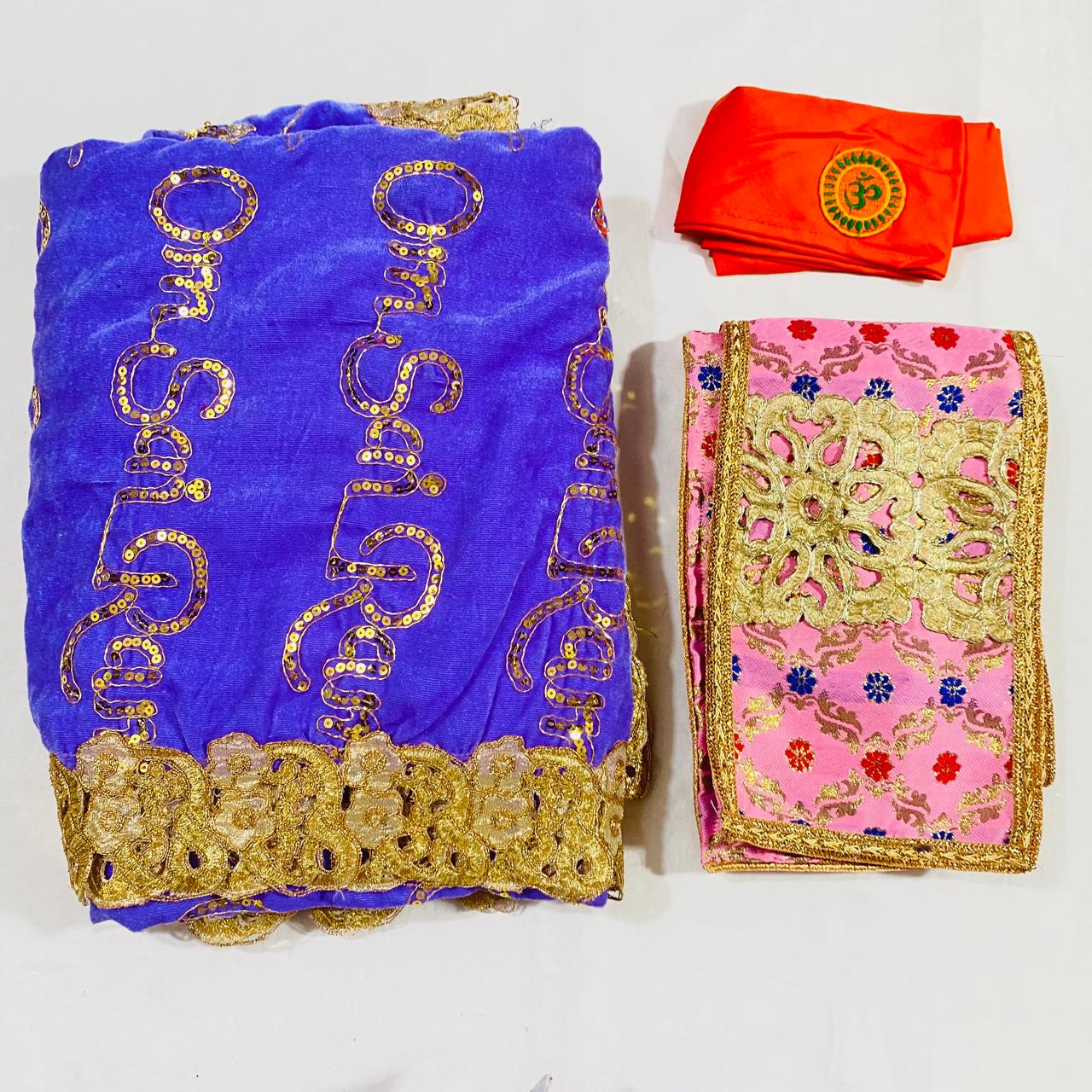 Sai Baba Dress Vastra Chola Poshak Set for Big Idol Statue | Colour