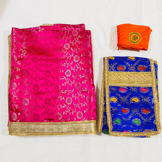 Sai Baba Dress Vastra Chola Poshak Set for Big Idol Statue | Colour