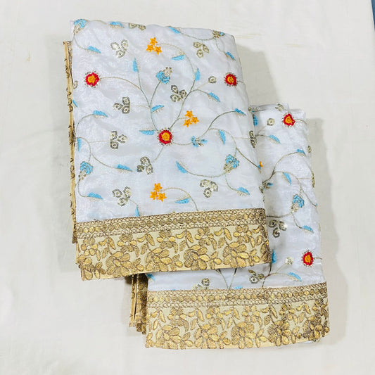 Sai Baba Vastra Chola Set for Shirdi Temple | Sai Baba Statue Cloth, Samadhi Cloth, Neck Scarf & Head Kafni | Color