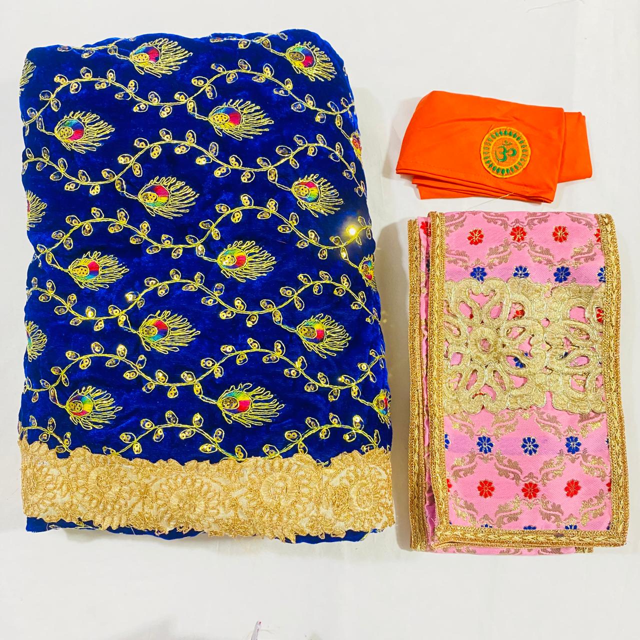 Sai Baba Dress Vastra Chola Poshak Set for Big Idol Statue | Colour