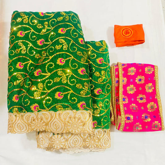 Sai Baba Dress Vastra Chola Poshak Set for Big Idol Statue | Colour