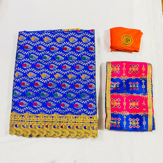 Sai Baba Dress Vastra Chola Poshak Set for Big Idol Statue | Colour