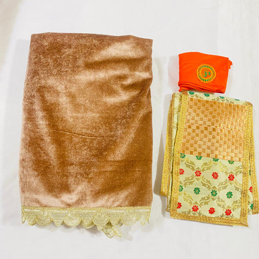 Sai Baba Dress Vastra Chola Poshak Set for Big Idol Statue | Colour