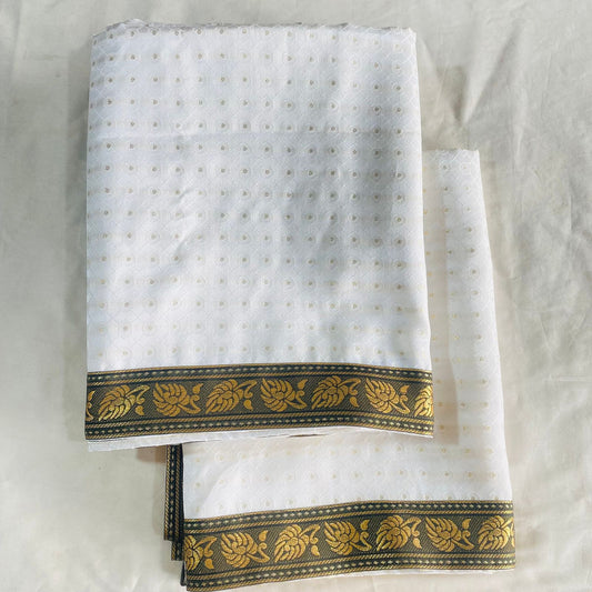 Sai Baba Vastra Dress Chola Set for Sai Baba Temple, Shirdi | Sai Baba Statue Cloth, Samadhi Cloth, Neck Scarf & Head Kafni | Color