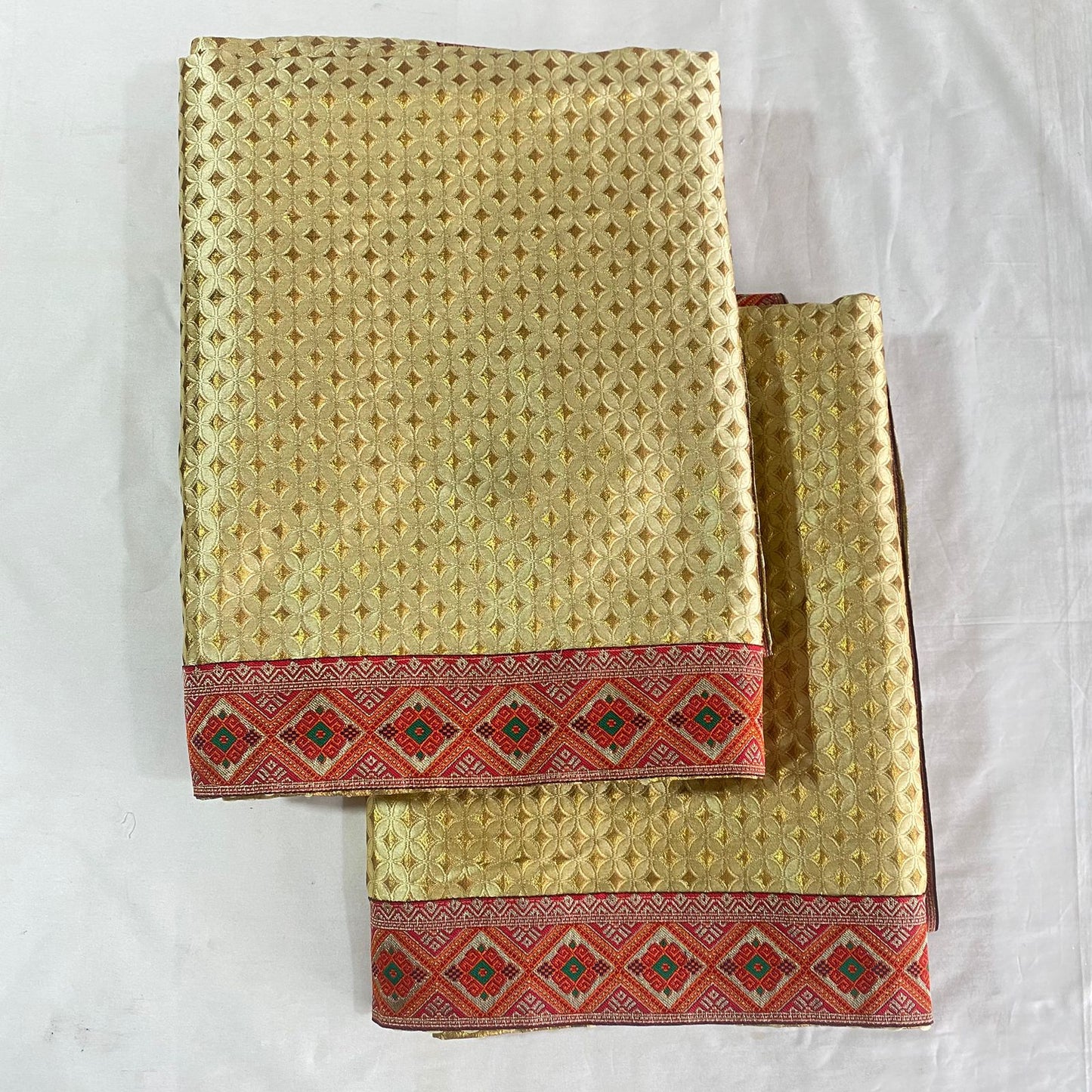 Sai Baba Vastra Dress Chola Set for Sai Baba Temple, Shirdi | Sai Baba Statue Cloth, Samadhi Cloth, Neck Scarf & Head Kafni | Color