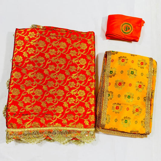 Sai Baba Dress Vastra Chola Poshak Set for Big Idol Statue | Colour