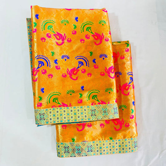 Sai Baba Vastra Dress Chola Set for Sai Baba Temple, Shirdi | Sai Baba Statue Cloth, Samadhi Cloth, Neck Scarf & Head Kafni | Color