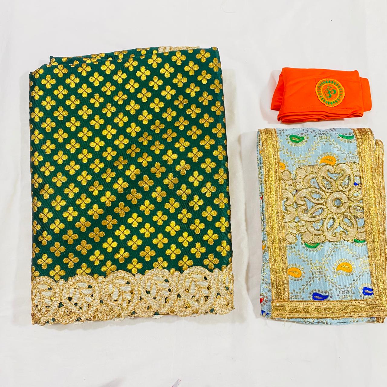 Sai Baba Dress Vastra Chola Poshak Set for Big Idol Statue | Colour