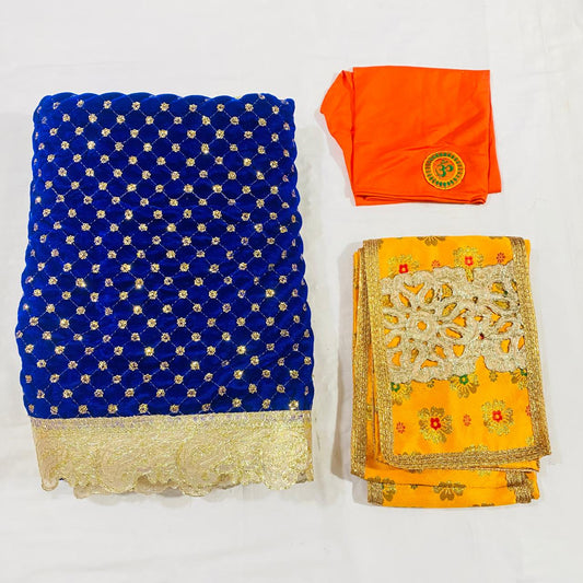 Sai Baba Dress Vastra Chola Poshak Set for Big Idol Statue | Colour