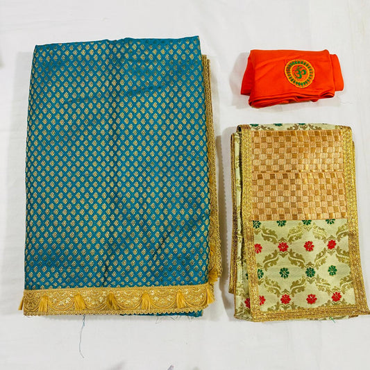 Sai Baba Dress Vastra Chola Poshak Set for Big Idol Statue | Colour