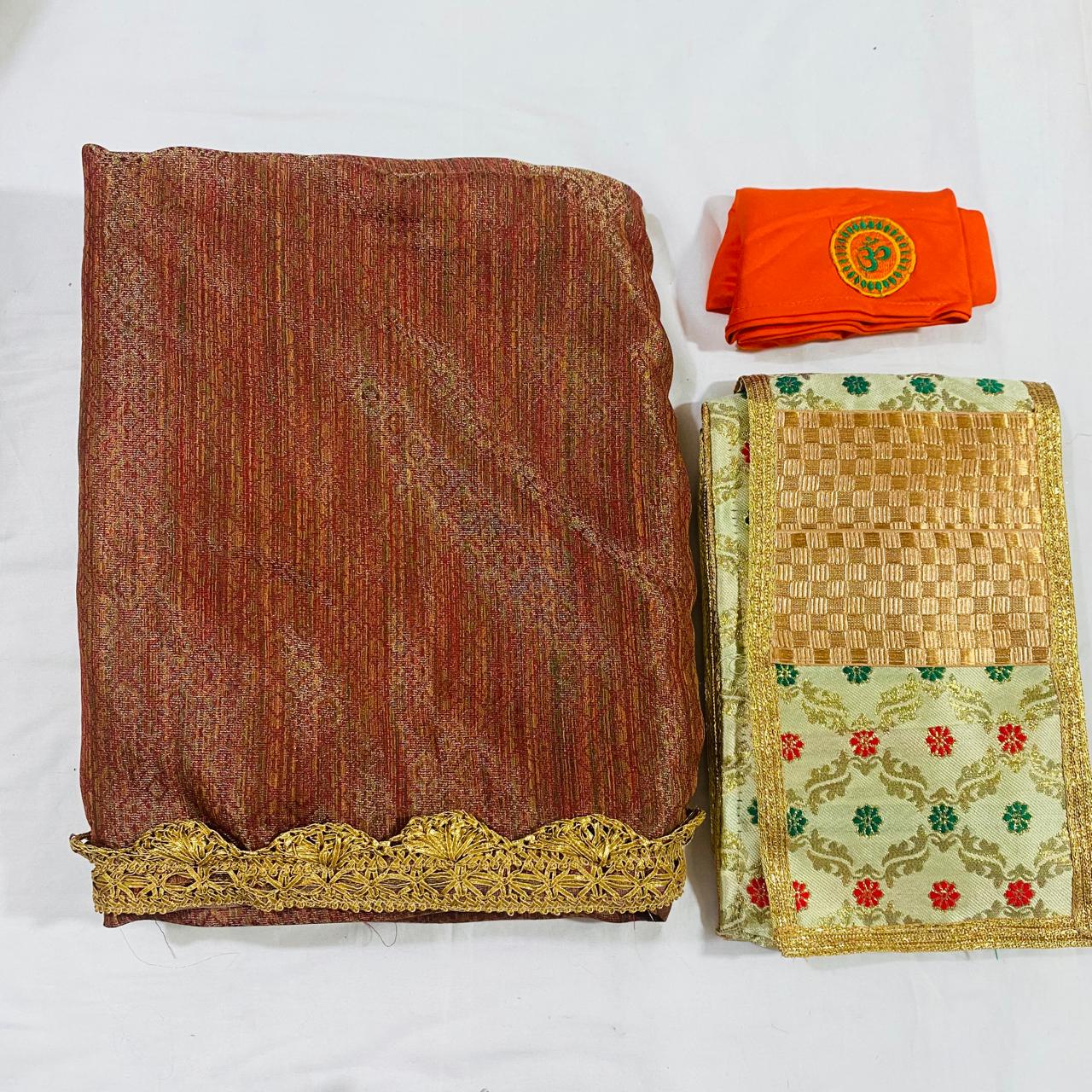 Sai Baba Dress Vastra Chola Poshak Set for Big Idol Statue | Colour