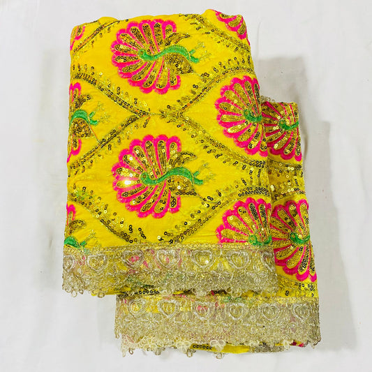 Sai Baba Vastra Chola Set for Shirdi Temple | Sai Baba Statue Cloth, Samadhi Cloth, Neck Scarf & Head Kafni | Color