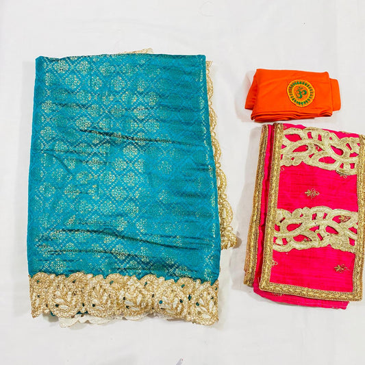 Sai Baba Dress Vastra Chola Poshak Set for Big Idol Statue | Colour