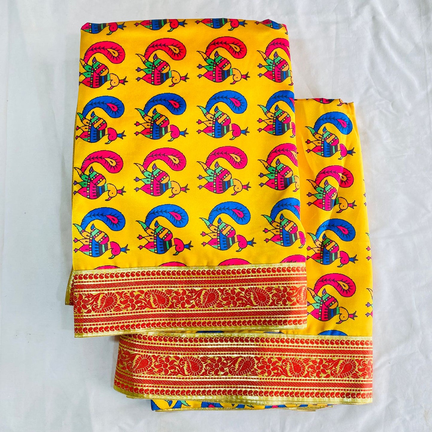 Sai Baba Vastra Dress Chola Set for Sai Baba Temple, Shirdi | Sai Baba Statue Cloth, Samadhi Cloth, Neck Scarf & Head Kafni | Color