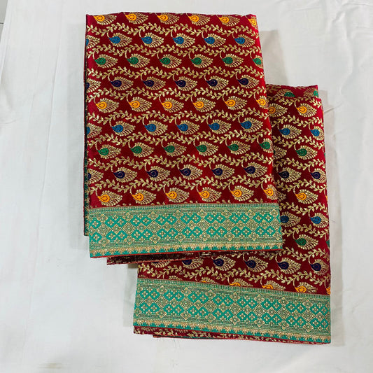 Sai Baba Vastra Dress Chola Set for Sai Baba Temple, Shirdi | Sai Baba Statue Cloth, Samadhi Cloth, Neck Scarf & Head Kafni | Color