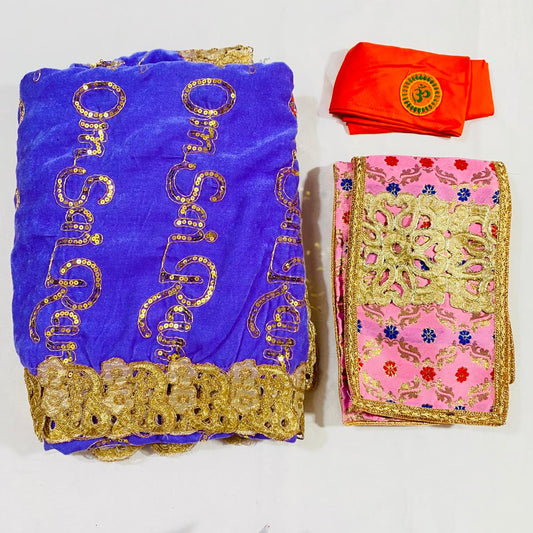 Sai Baba Dress Vastra Chola Poshak Set for Big Idol Statue | Colour
