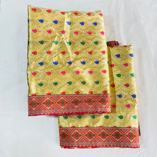 Sai Baba Vastra Dress Chola Set for Sai Baba Temple, Shirdi | Sai Baba Statue Cloth, Samadhi Cloth, Neck Scarf & Head Kafni | Color