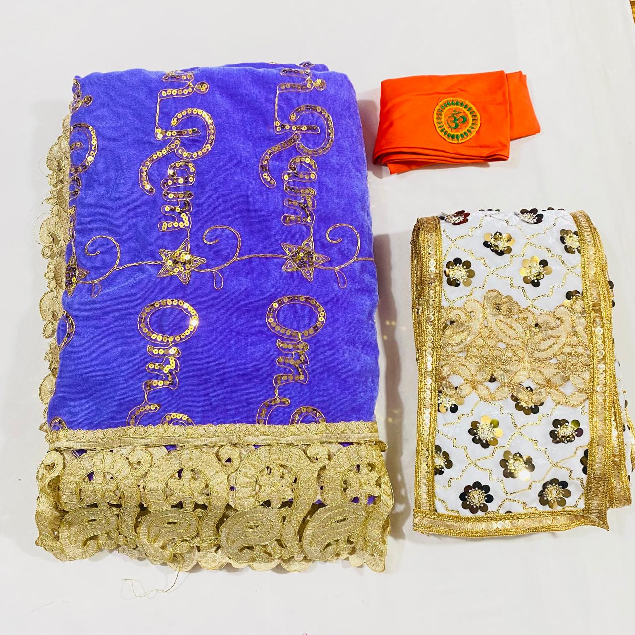 Sai Baba Dress Vastra Chola Poshak Set for Big Idol Statue | Colour