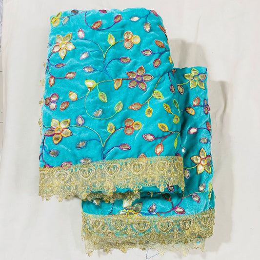 Sai Baba Vastra Chola Set for Shirdi Temple | Sai Baba Statue Cloth, Samadhi Cloth, Neck Scarf & Head Kafni | Color