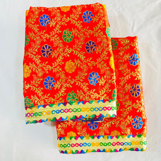 Sai Baba Vastra Dress Chola Set for Sai Baba Temple, Shirdi | Sai Baba Statue Cloth, Samadhi Cloth, Neck Scarf & Head Kafni | Color