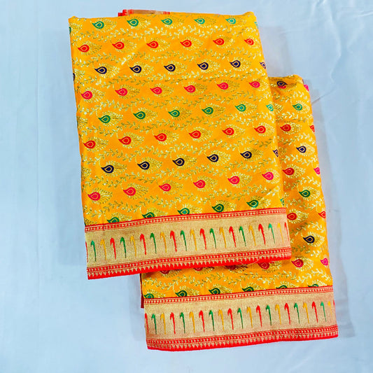 Sai Baba Vastra Dress Chola Set for Sai Baba Temple, Shirdi | Sai Baba Statue Cloth, Samadhi Cloth, Neck Scarf & Head Kafni | Color