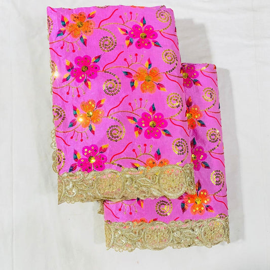 Sai Baba Vastra Dress Chola Set for Shirdi Temple | Embroidery Work Cloth | Sai Baba Statue Cloth, Samadhi Cloth, Neck Scarf & Head Kafni | Color