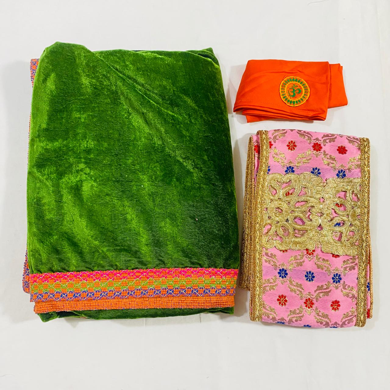 Sai Baba Dress Vastra Chola Poshak Set for Big Idol Statue | Colour