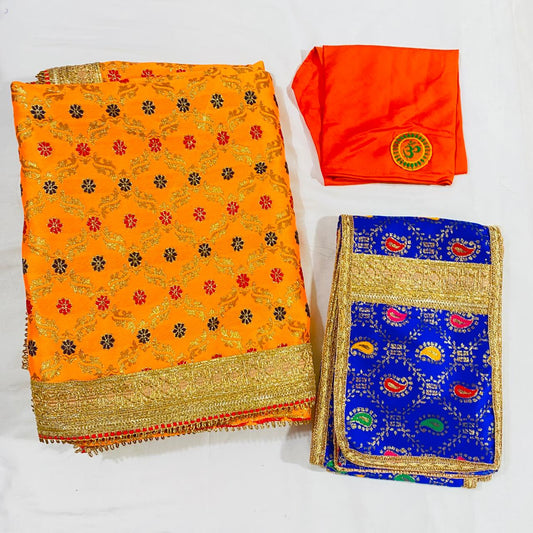 Sai Baba Dress Vastra Chola Poshak Set for Big Idol Statue | Colour