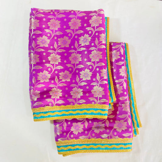 Sai Baba Vastra Dress Chola Set for Sai Baba Temple, Shirdi | Sai Baba Statue Cloth, Samadhi Cloth, Neck Scarf & Head Kafni | Color